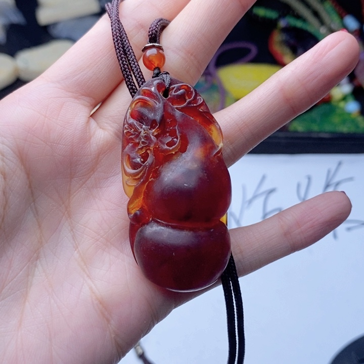 蜜蜡颈饰未镶嵌143套装