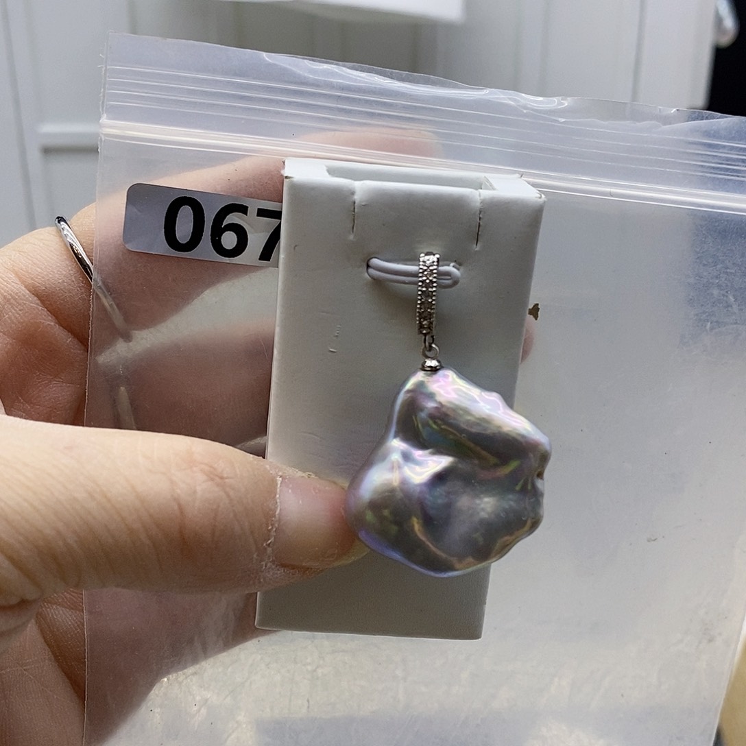 颈饰合金淡水珍珠