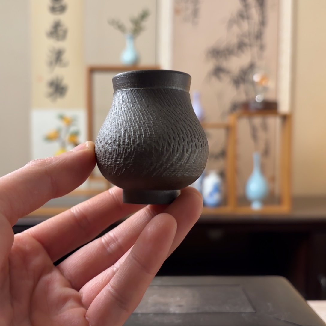 摆件美好的一天从一杯