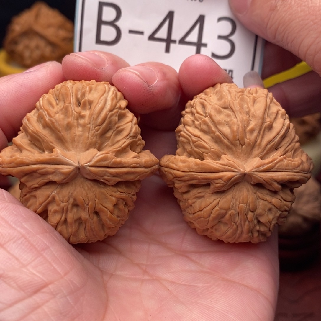 文玩核桃把件球白41