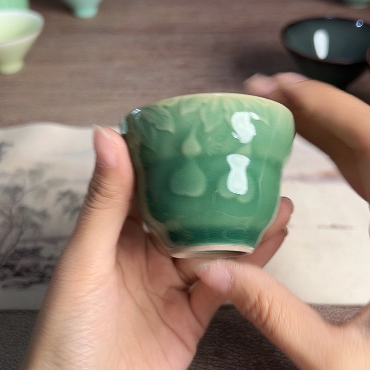小米茶器龙泉青瓷