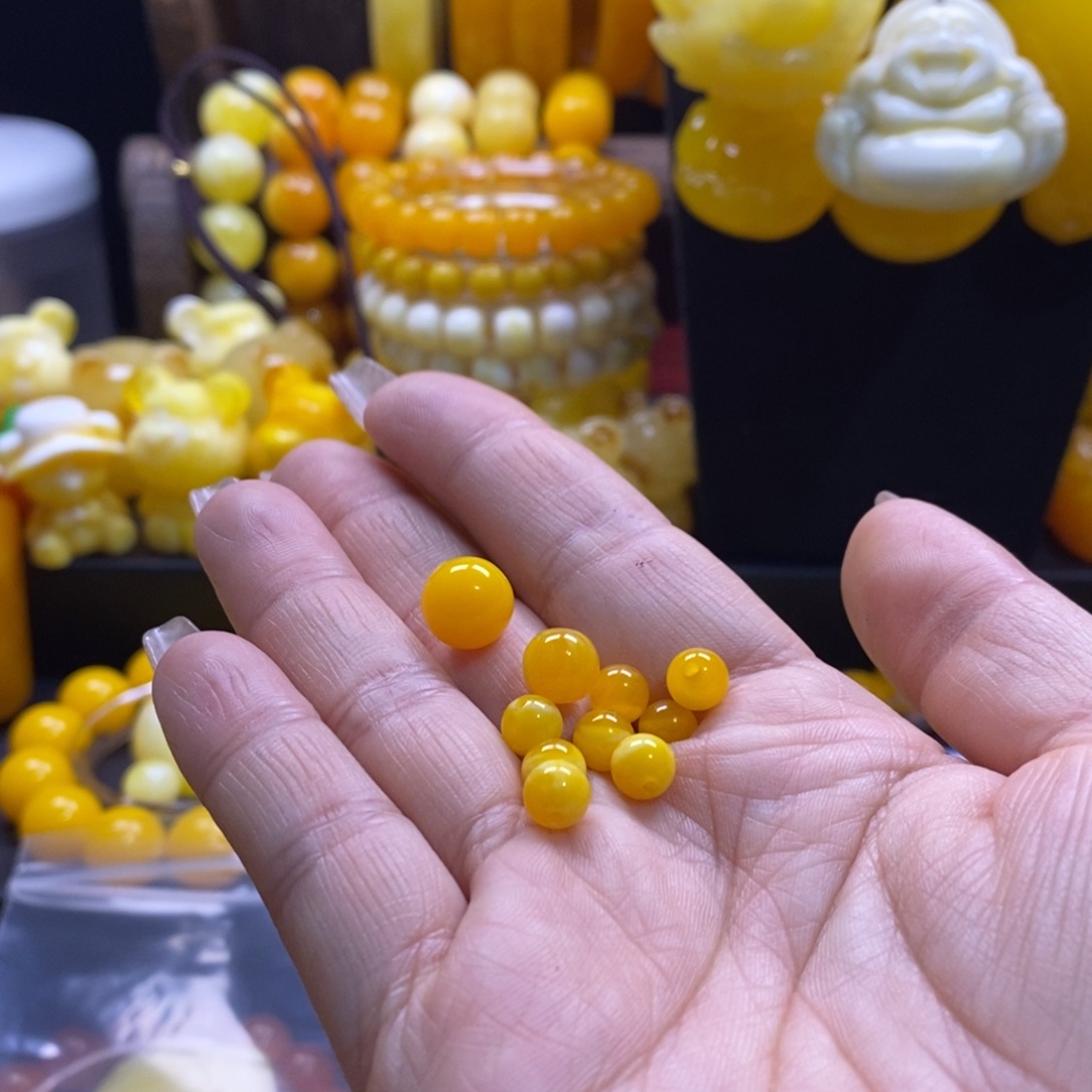 随***！非金属鸡油散珠卡8全品