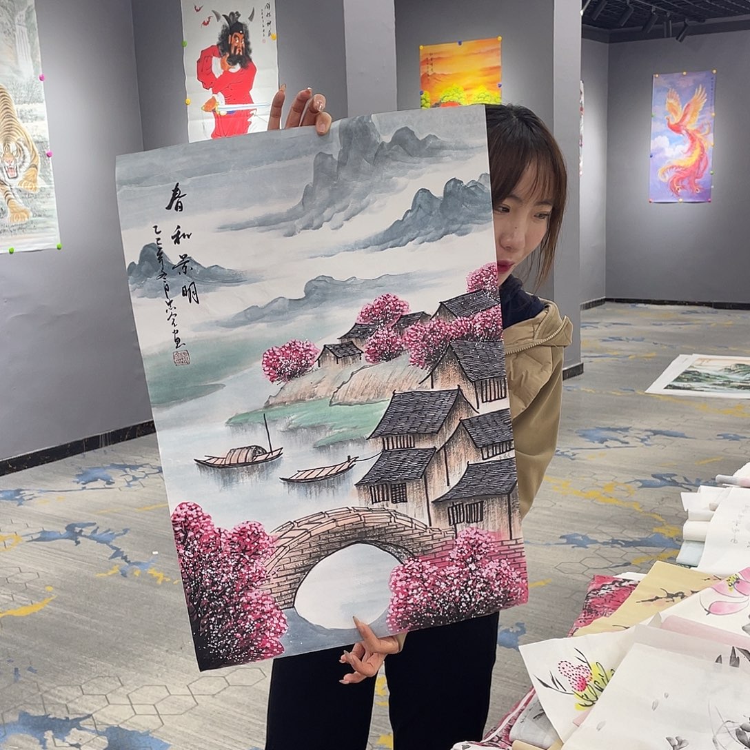 竖款手工画作倾力之作