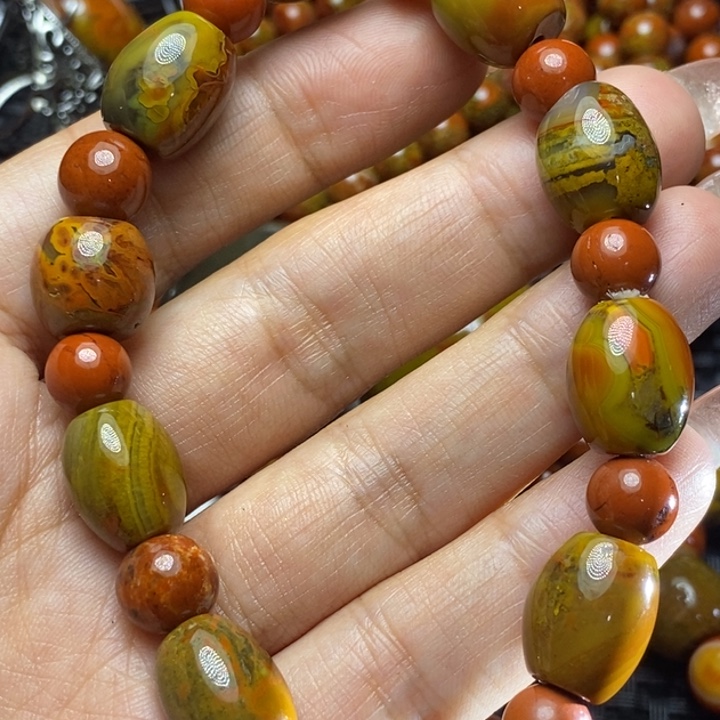 玛瑙/玉髓颈饰未镶嵌晨**B