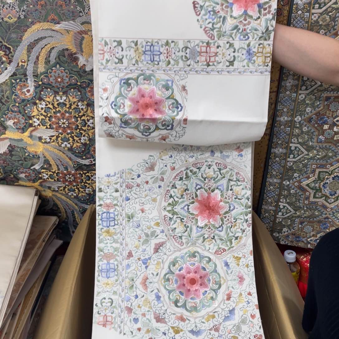 织绣唐锦桑蚕丝正绢面料