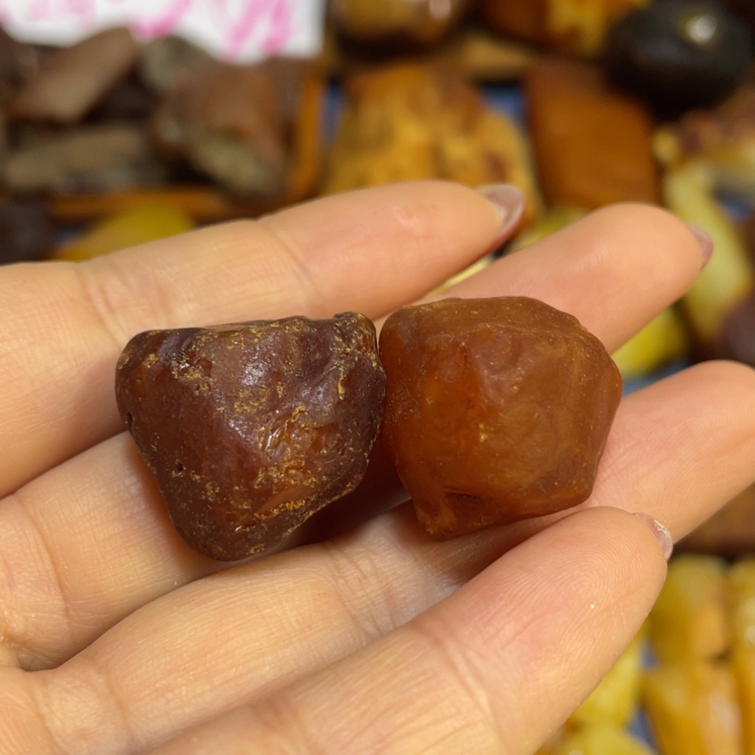 定制琥珀未镶嵌骑***奔原石