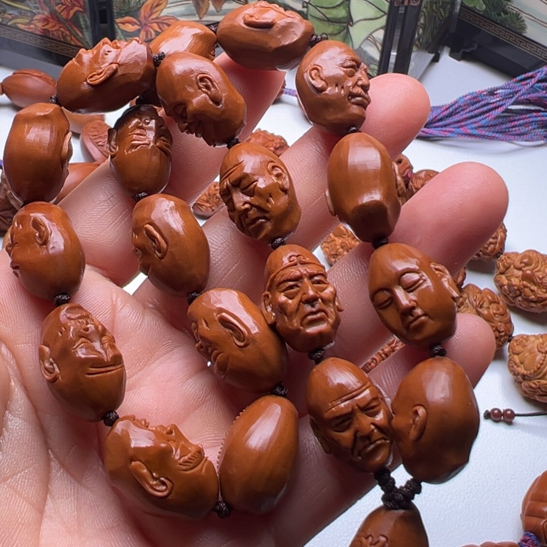 橄榄核手串/手链十八罗汉手持
