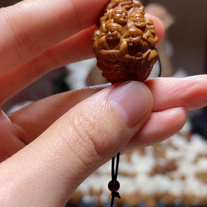 橄榄核吊坠十八罗汉