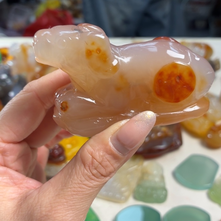 玛瑙/玉髓未镶嵌吊坠(不含链)