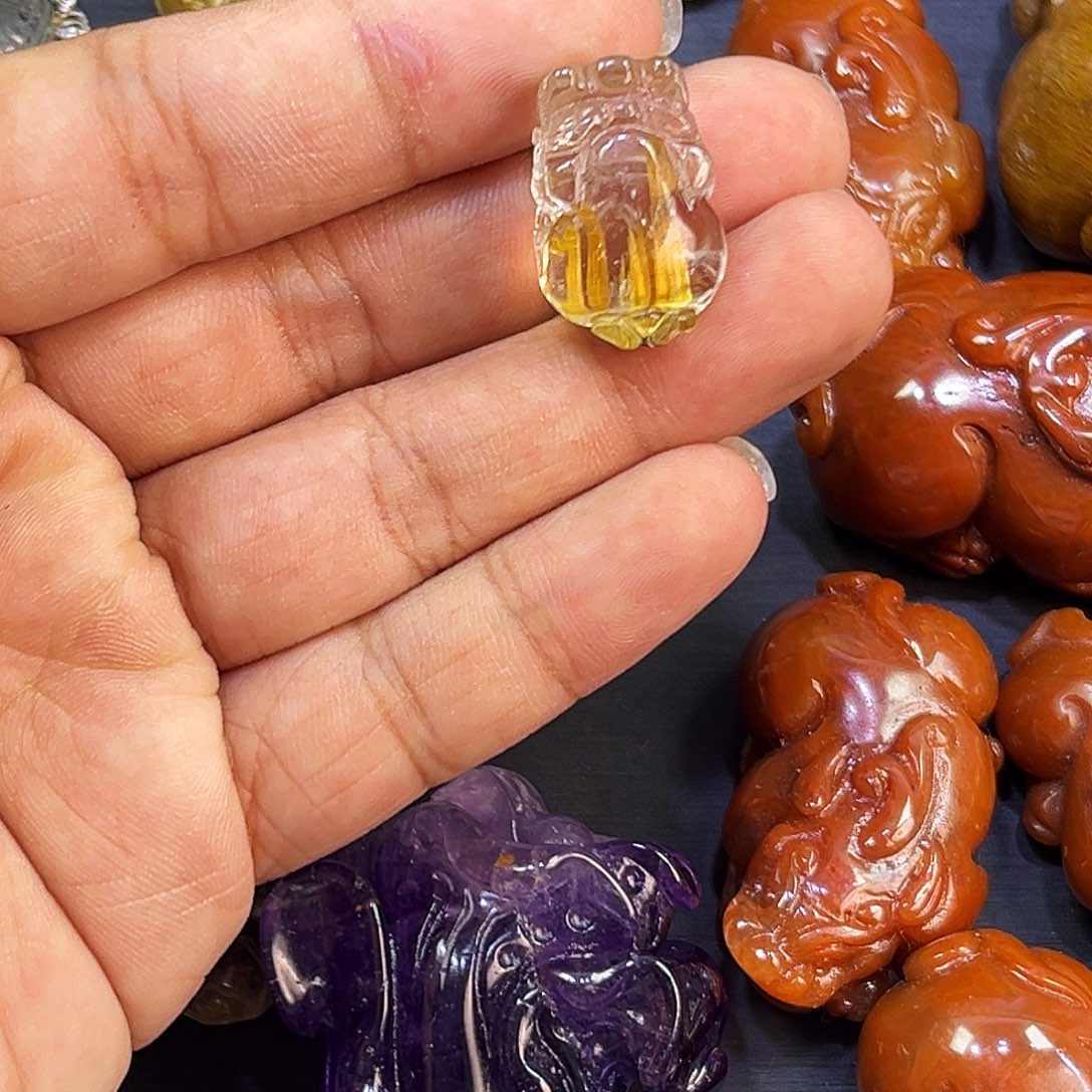 ****晏颈饰未镶嵌水晶钛金貔貅