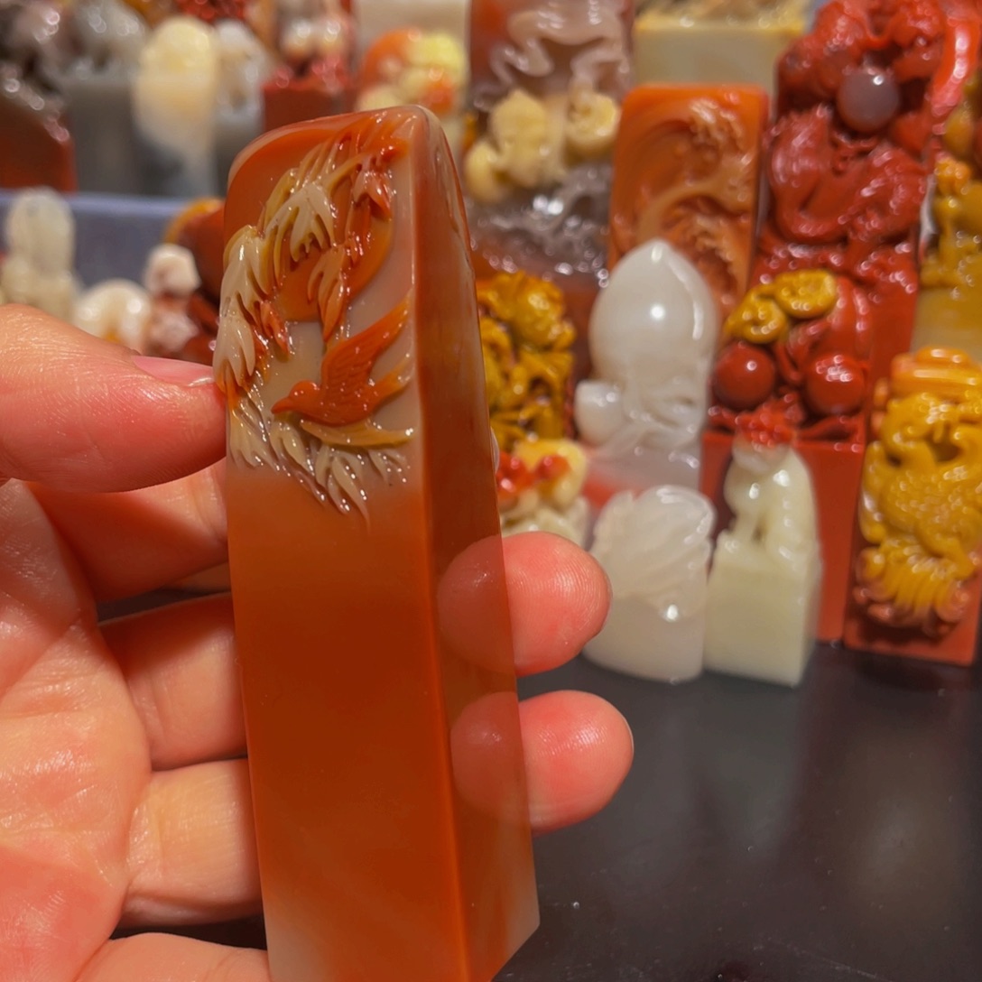 寿山石印石精美寿山