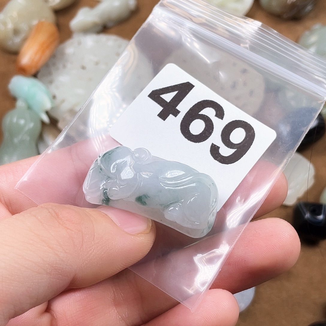 翡翠未镶嵌颈饰gghb