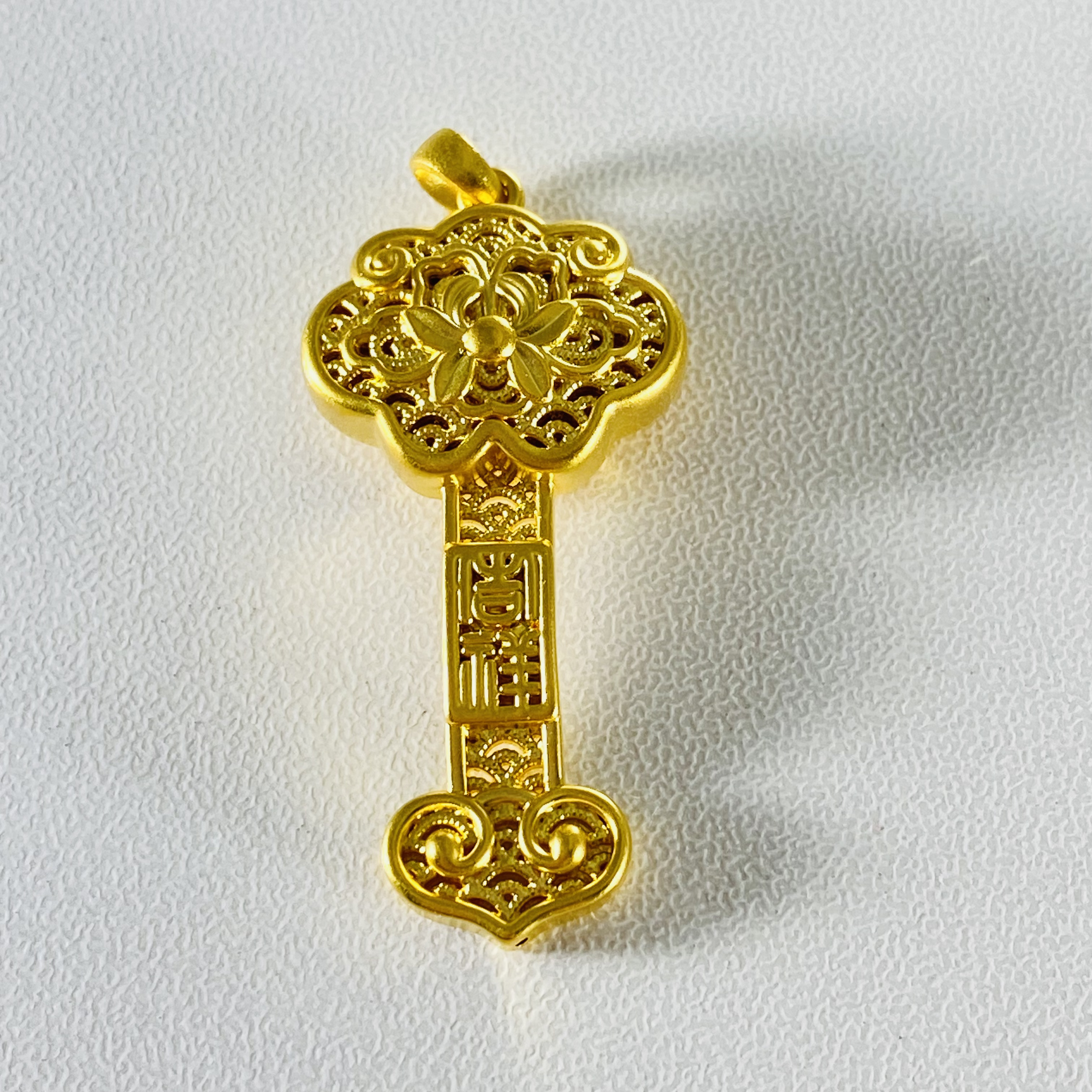 足金999 黄金吉祥如意 1.91