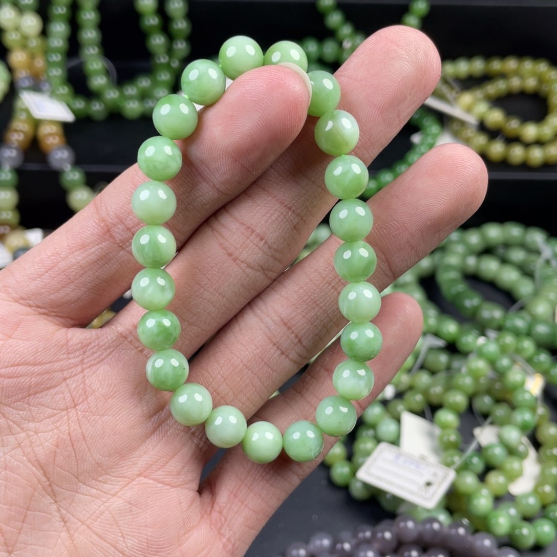 未镶嵌手串和田玉果**?