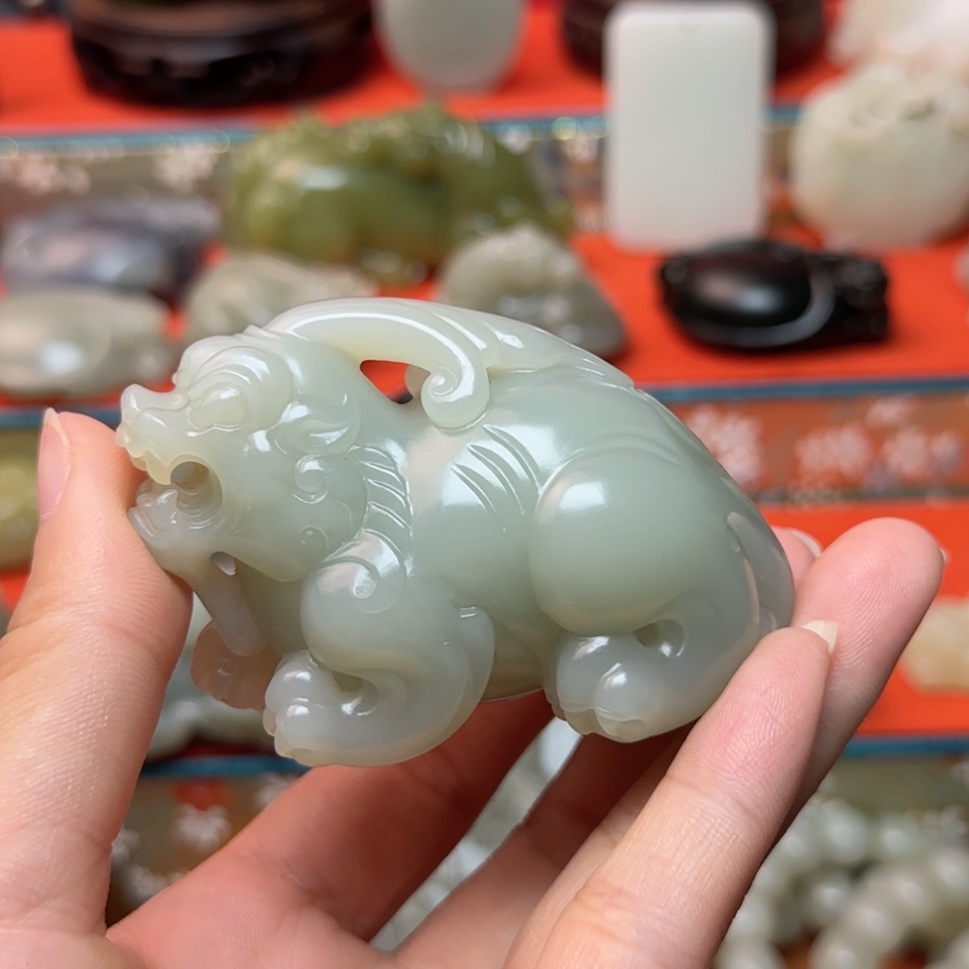 未镶嵌和田玉挂件一****师