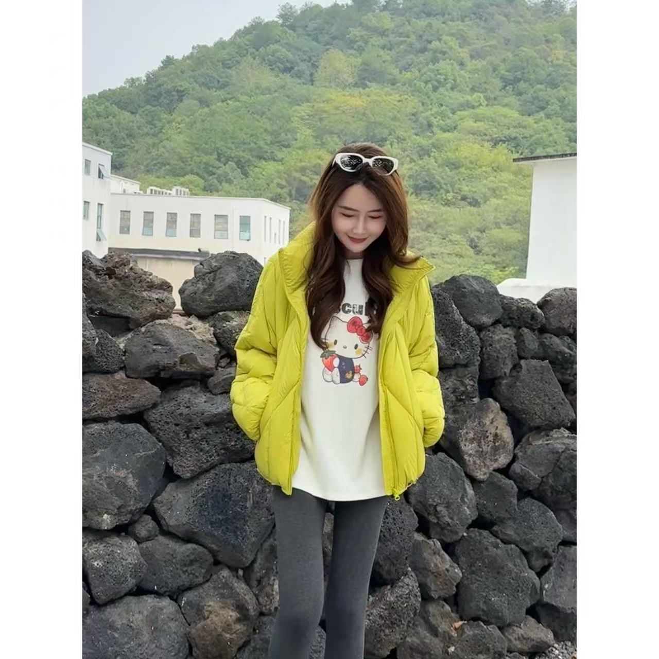 【新款菱格羽绒服】小允姐姐2025新款时尚高级羽绒服