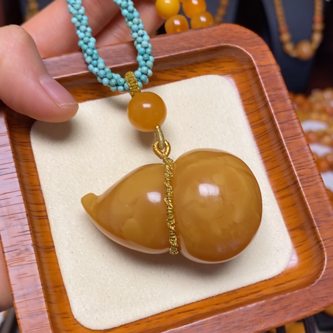 【闪购商品】蜜蜡颈饰未镶嵌项链