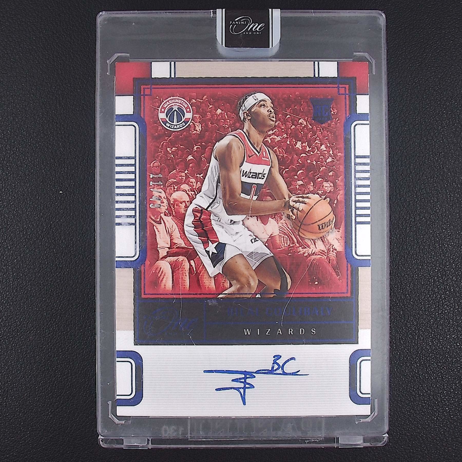 比拉尔库利巴利 ONE 49编 帕尼尼NBA国宝手提签字球星卡 