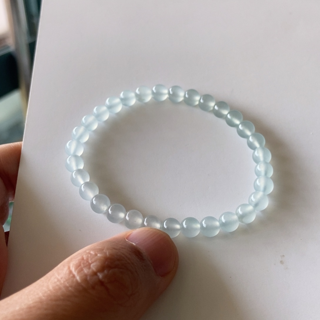 *****翡翠未镶嵌手链翡翠手串珠链工厂自己生产的