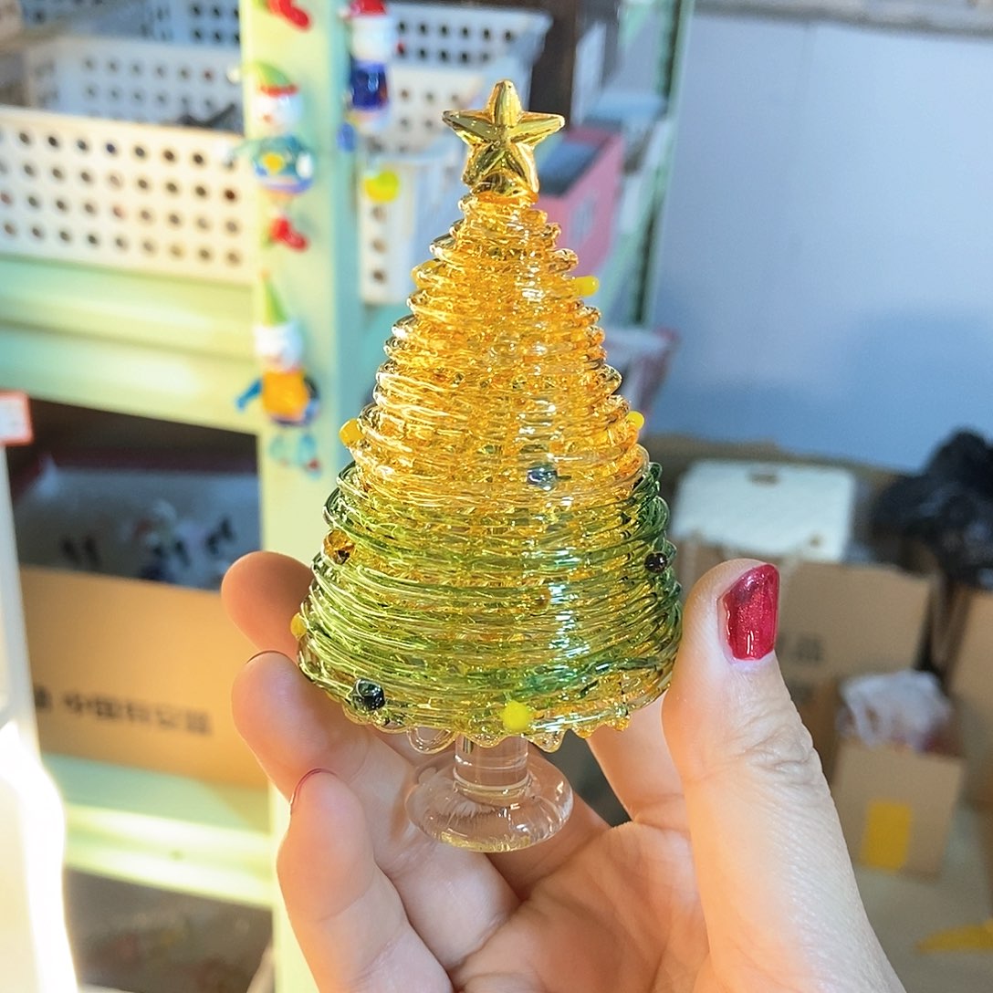 琉璃手工艺品金绿