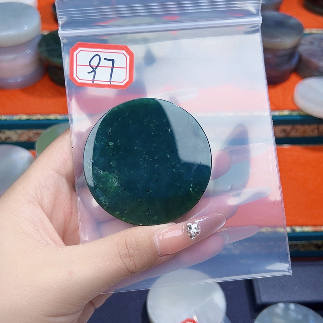和田玉珠宝半成品未镶嵌