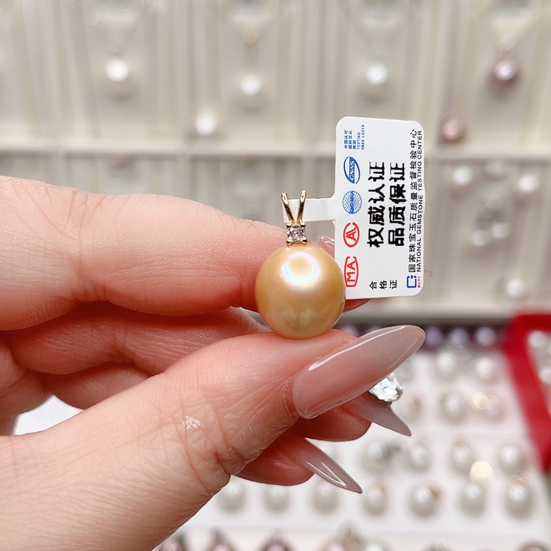 吊坠(赠链)合金淡水珍珠