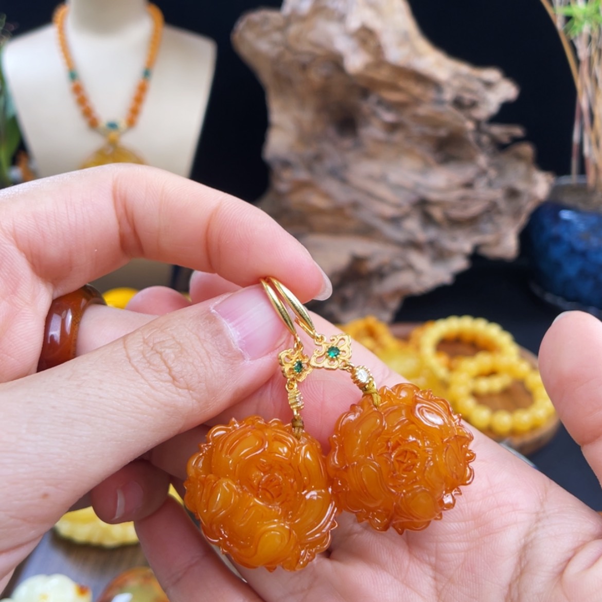 【闪购商品】琥珀珠宝奇石未镶嵌