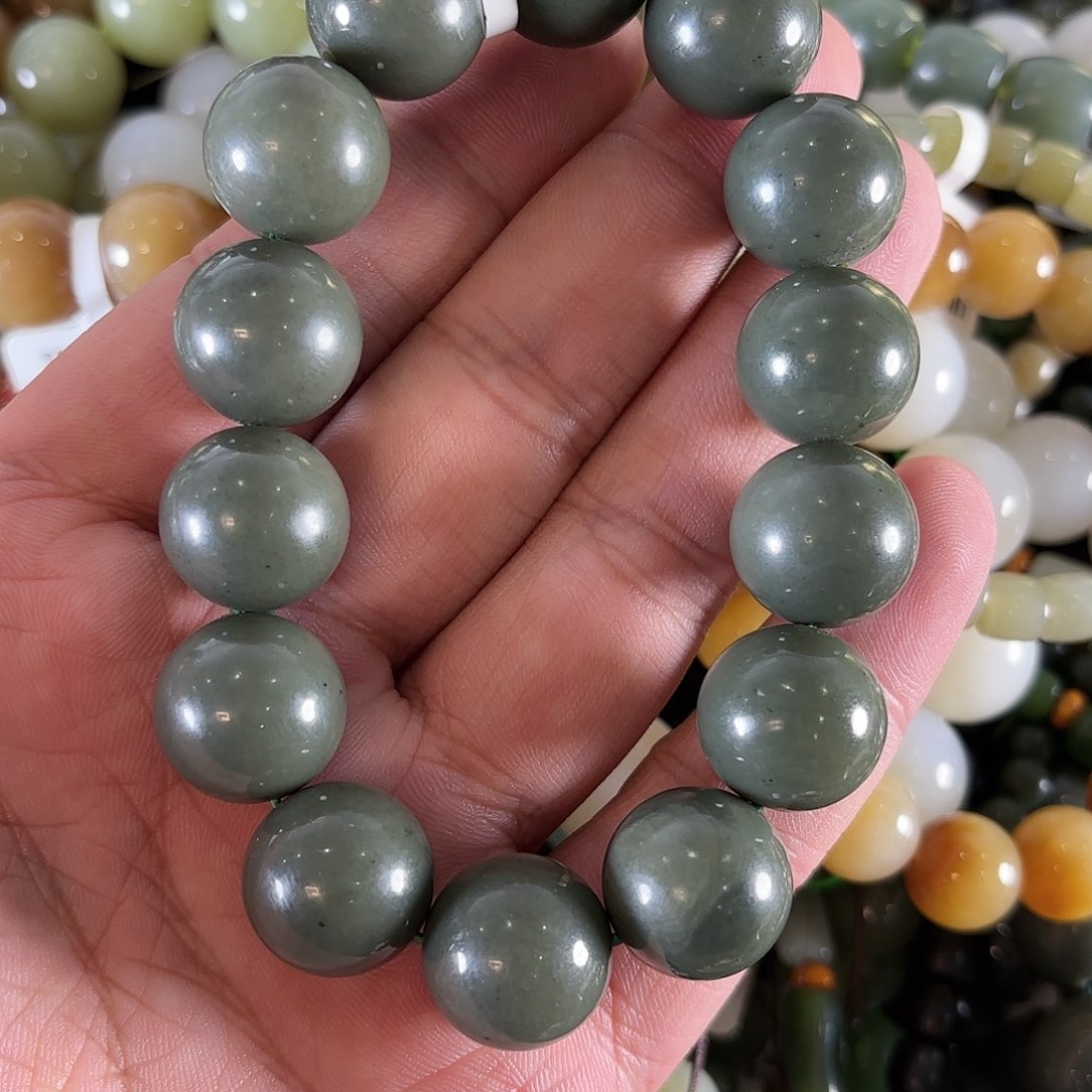 和田玉手链未镶嵌W263