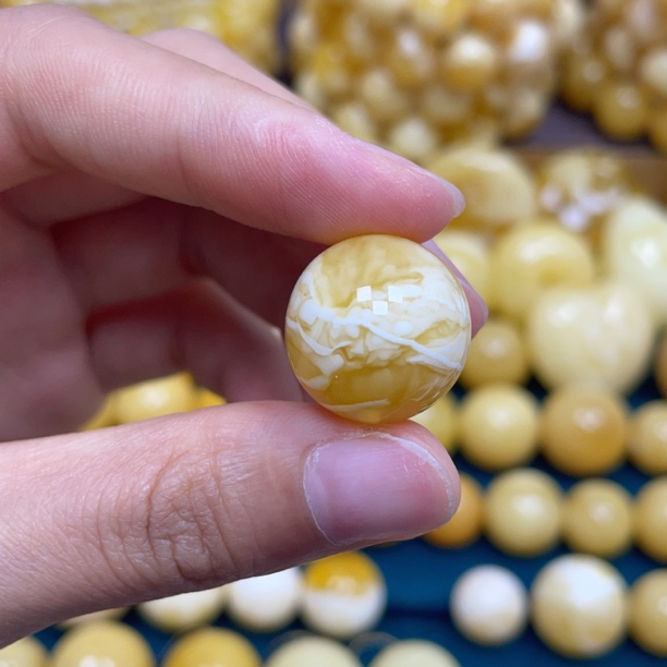 17.8mm.瑕.蜜之缘珠宝 天然原矿琥珀蜜蜡