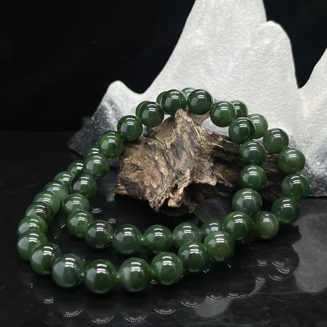 A240 和田玉珠链 YY431817