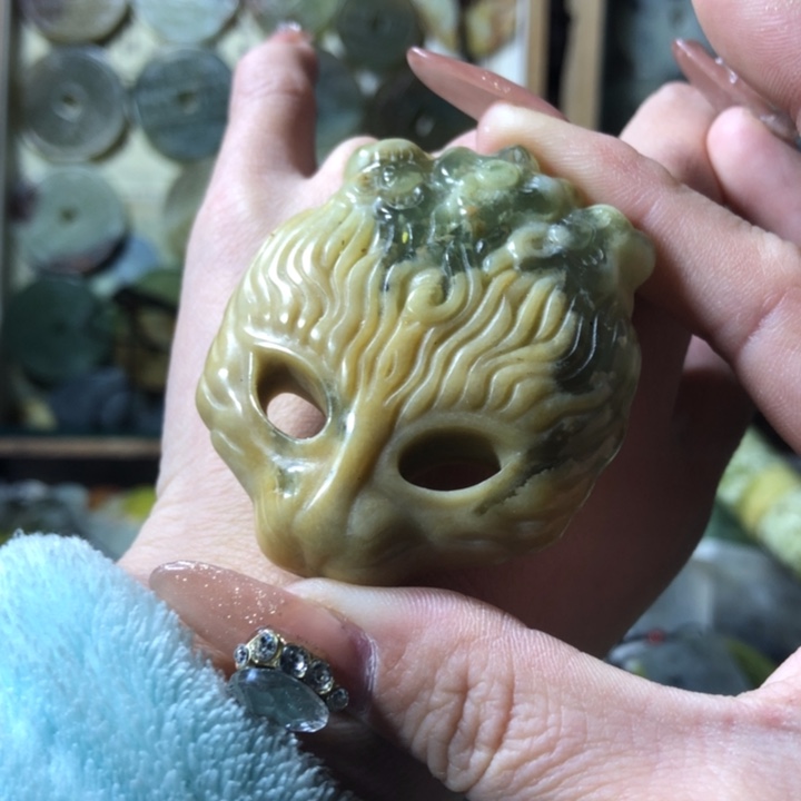 岫玉岫玉挂件未镶嵌