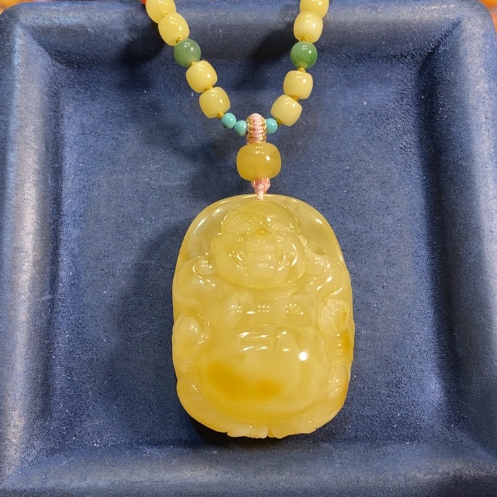 蜜蜡颈饰未镶嵌蜜蜡