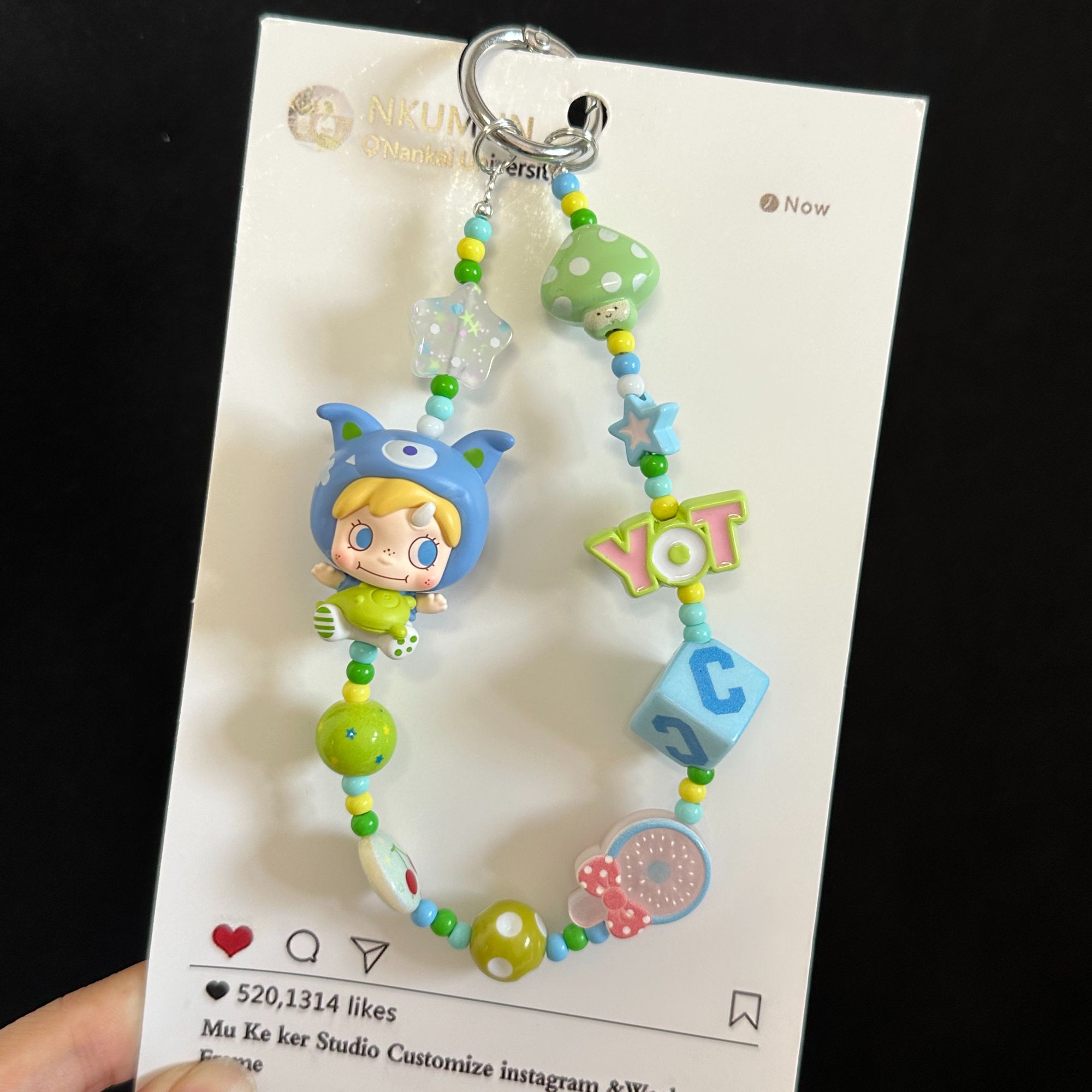   主播代拆 diy 潮玩 萌粒 手机链 手机挂件 包挂钥匙扣