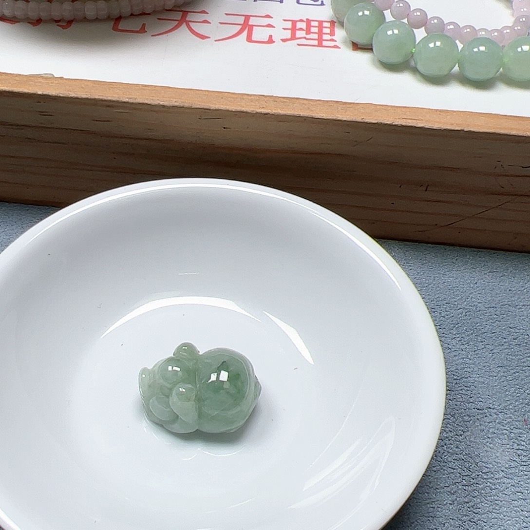 【闪购商品】翡翠手链未镶嵌3*有纹