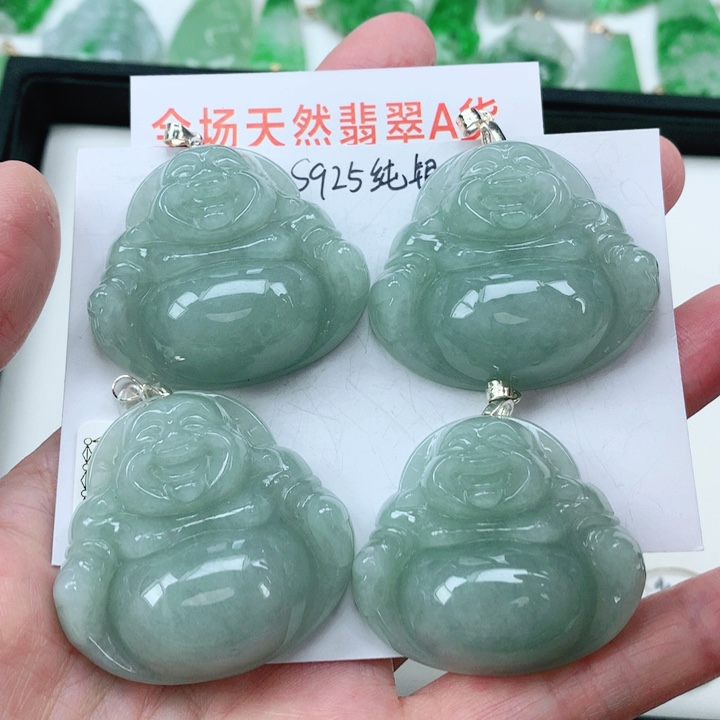 翡翠银S925镶嵌颈饰多样性发其1