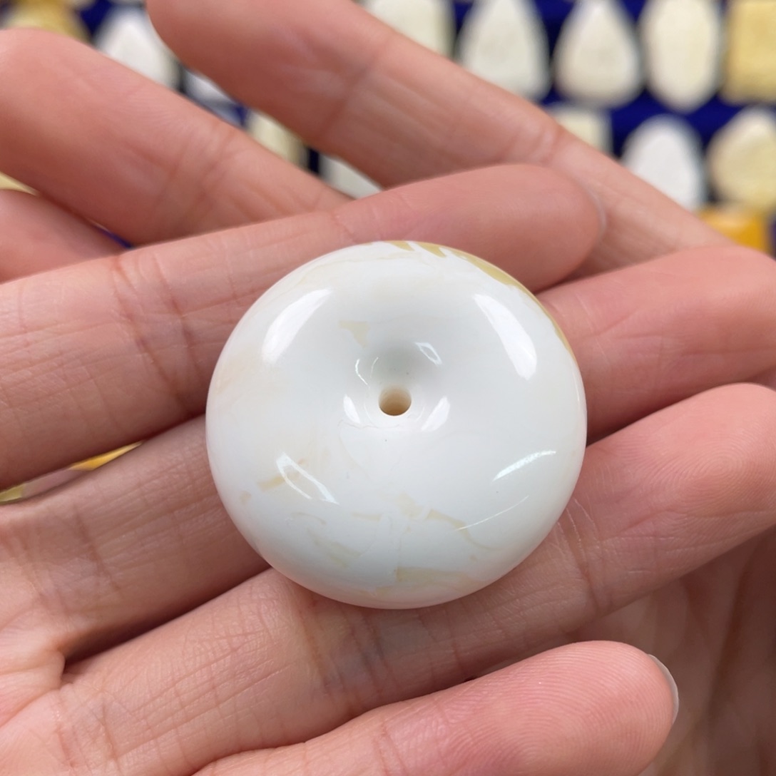 蜜蜡裸石未镶嵌琥珀蜜蜡扣子