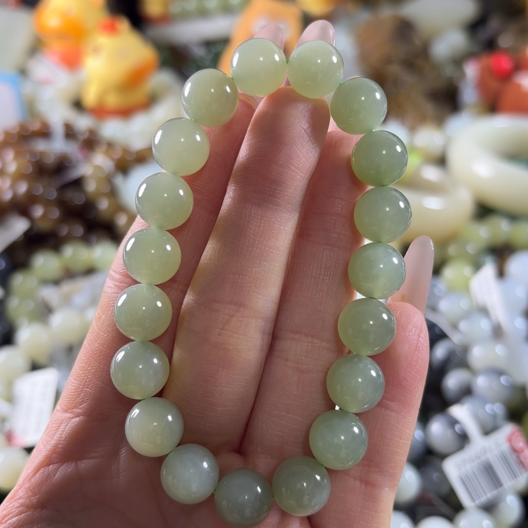 和田玉未镶嵌手串49