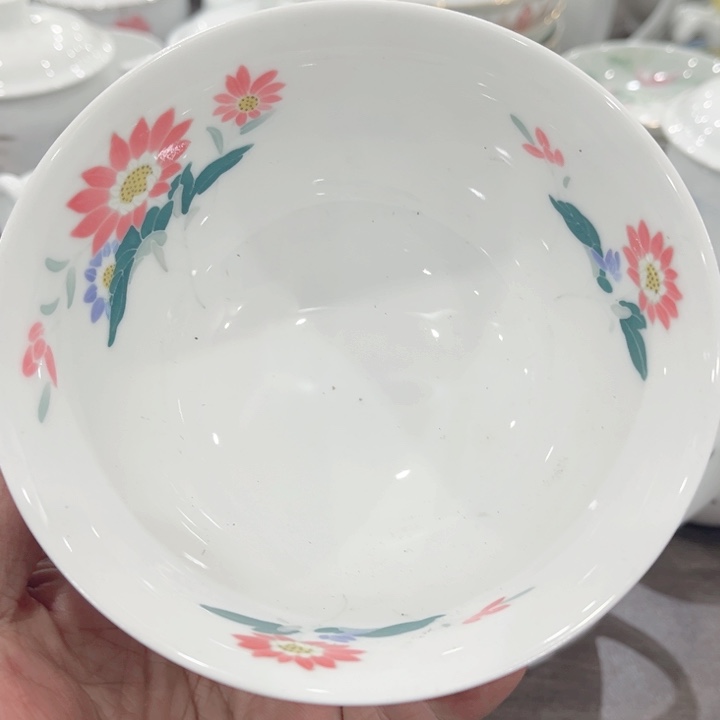 壶釉下五彩的瓷器和瓷器