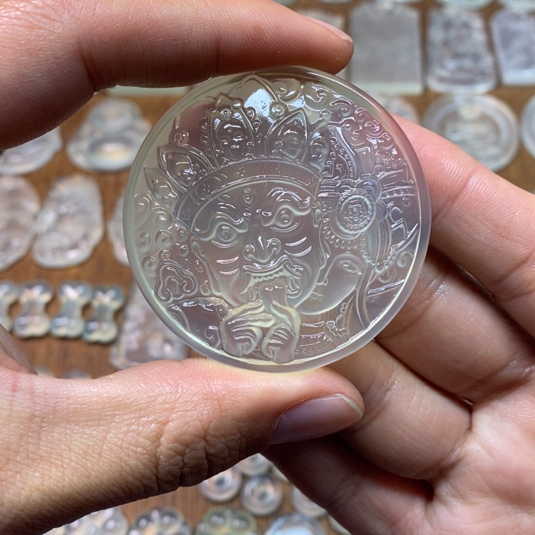 岫玉吊坠(不含链)未镶嵌