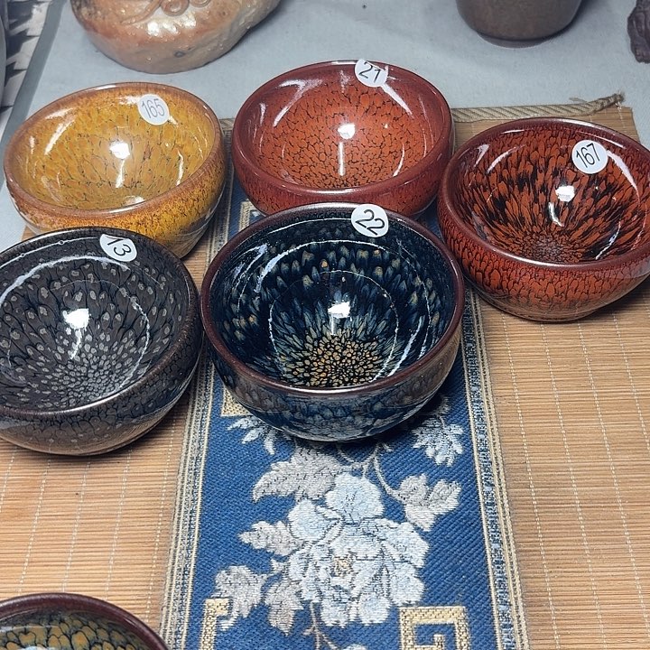 代***价茶盏坚记茶盏摆件75