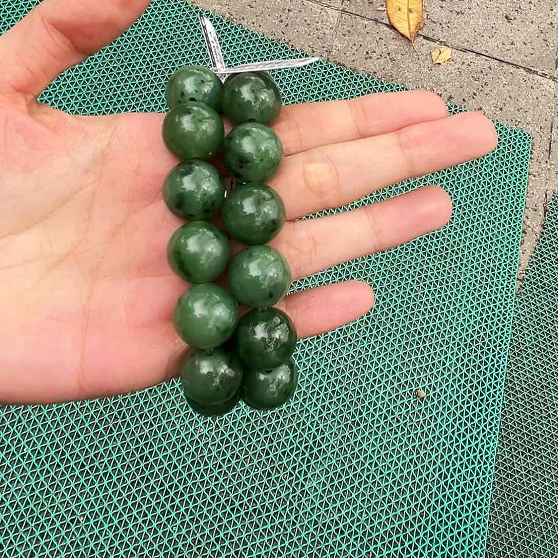 和田玉（碧玉）手串未镶嵌