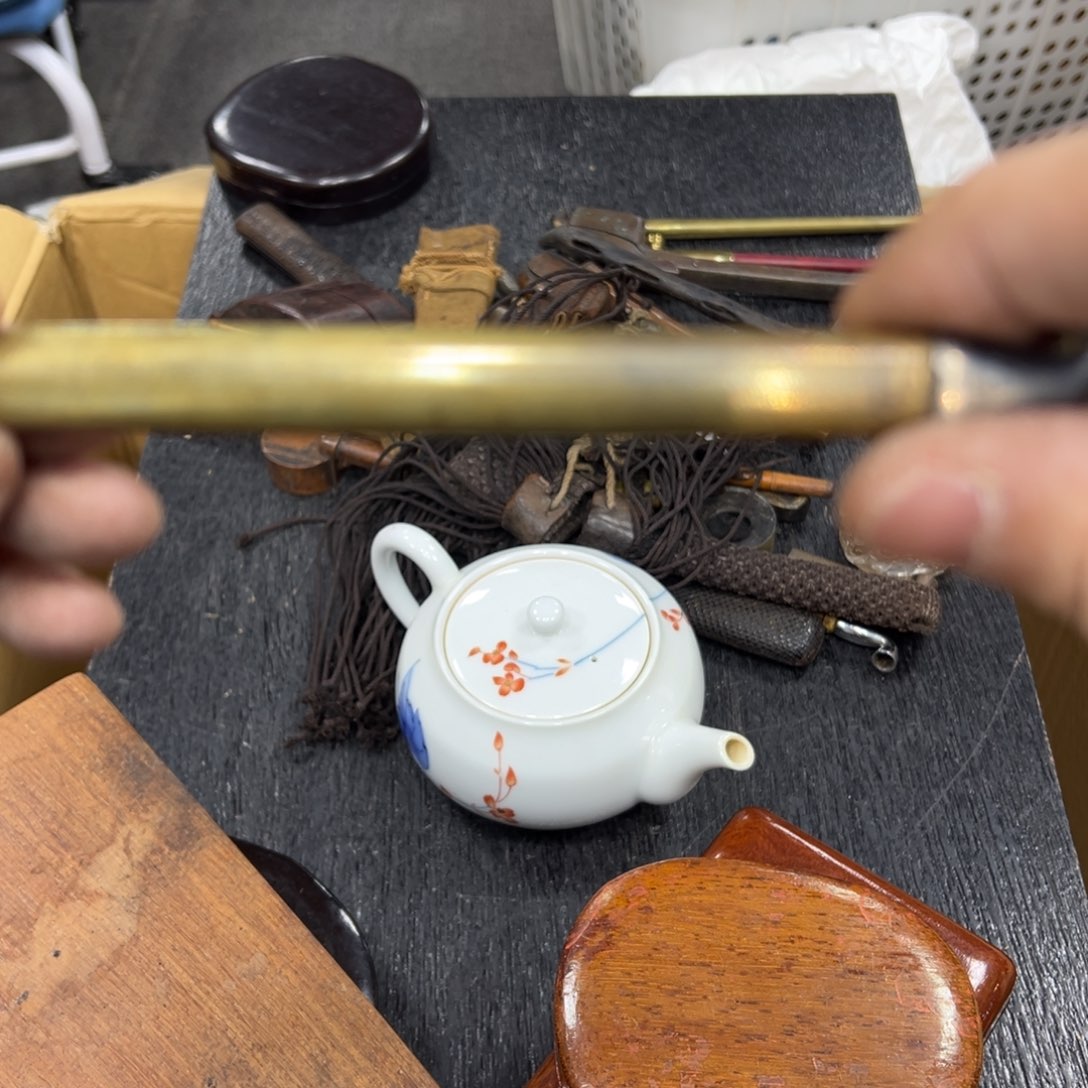 哥***顾铜中古工艺品摆件