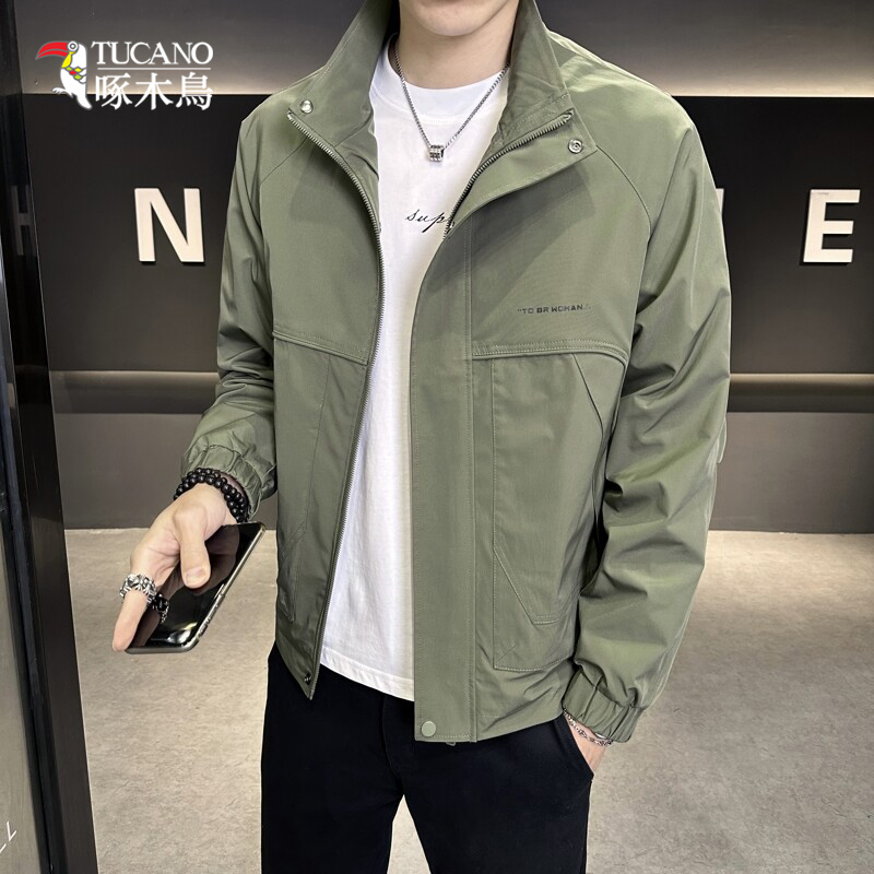 TUCANO/啄木鳥时尚百搭休闲立领夹克男春秋潮流外套宽松上衣2342