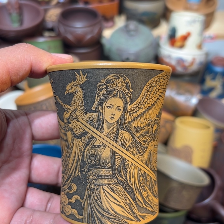 茶杯紫砂宜兴紫砂主人杯