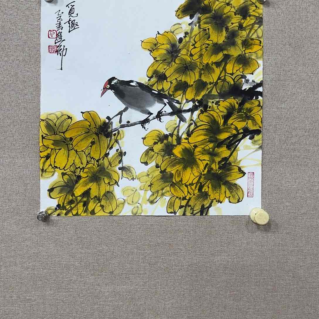 国画石建勋教授精品国画