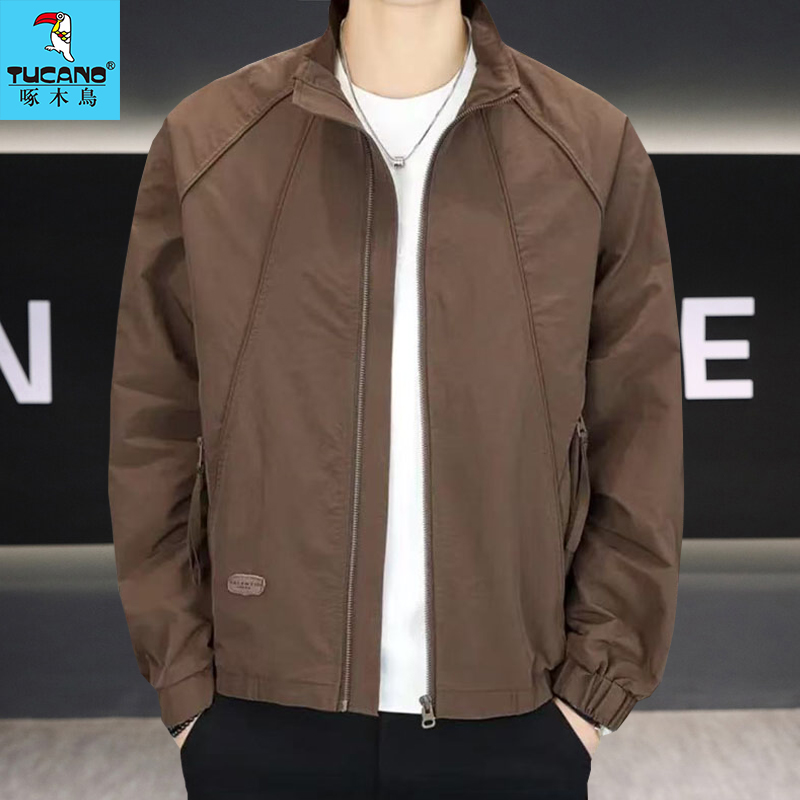 TUCANO/啄木鳥男士立领夹克百搭帅气2025新款时尚潮流春季外套男