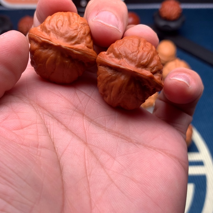 桃核把件-****ა野生小手捻