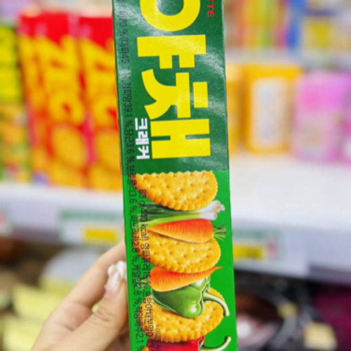 Lotte/乐天蔬菜饼干83g