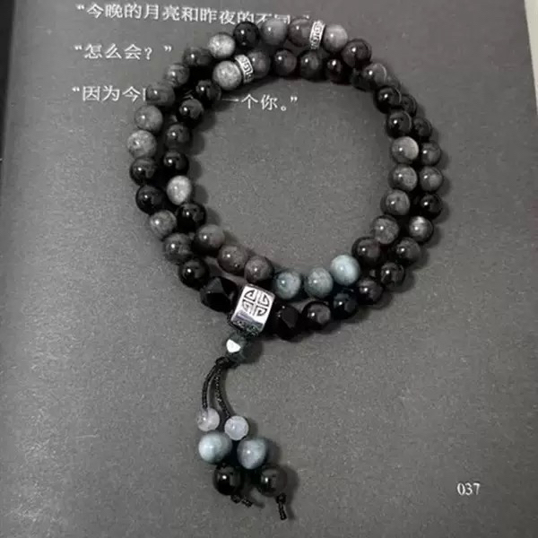 手链 手链原创新中式黑曜个性手串佛珠手链