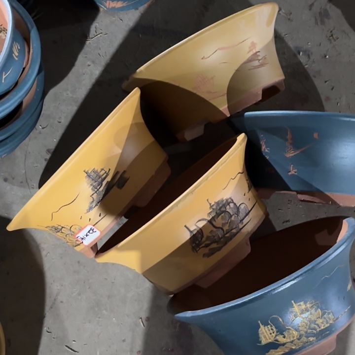 紫砂花盆            100-5